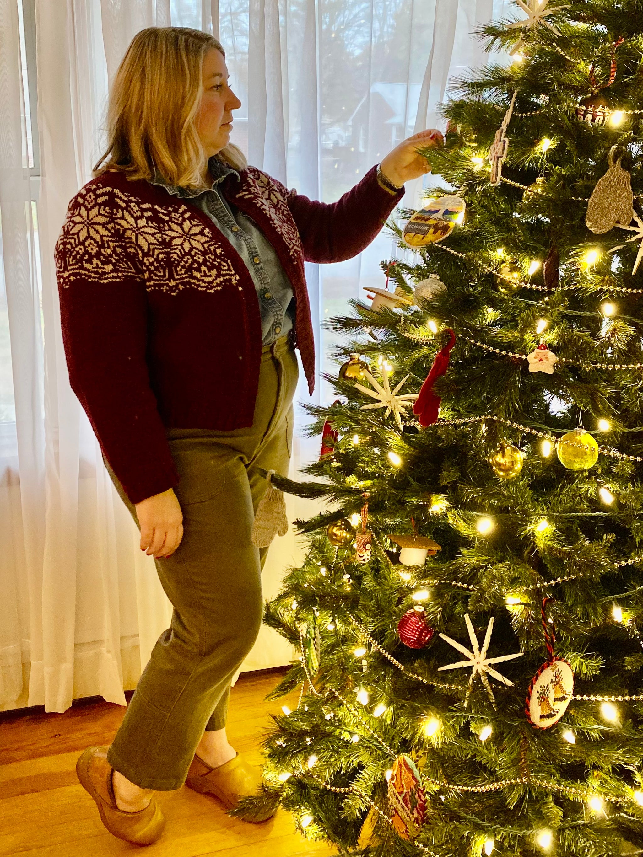 snow burst cardigan kit