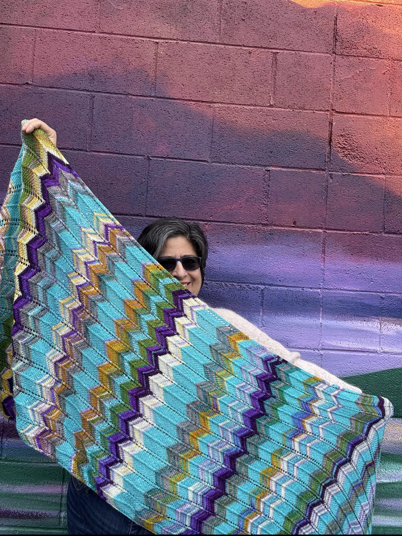 Cashmere Chevron Wrap Kits – Wine Inspired Kit Collection by KnittyGrittyYarnGirl