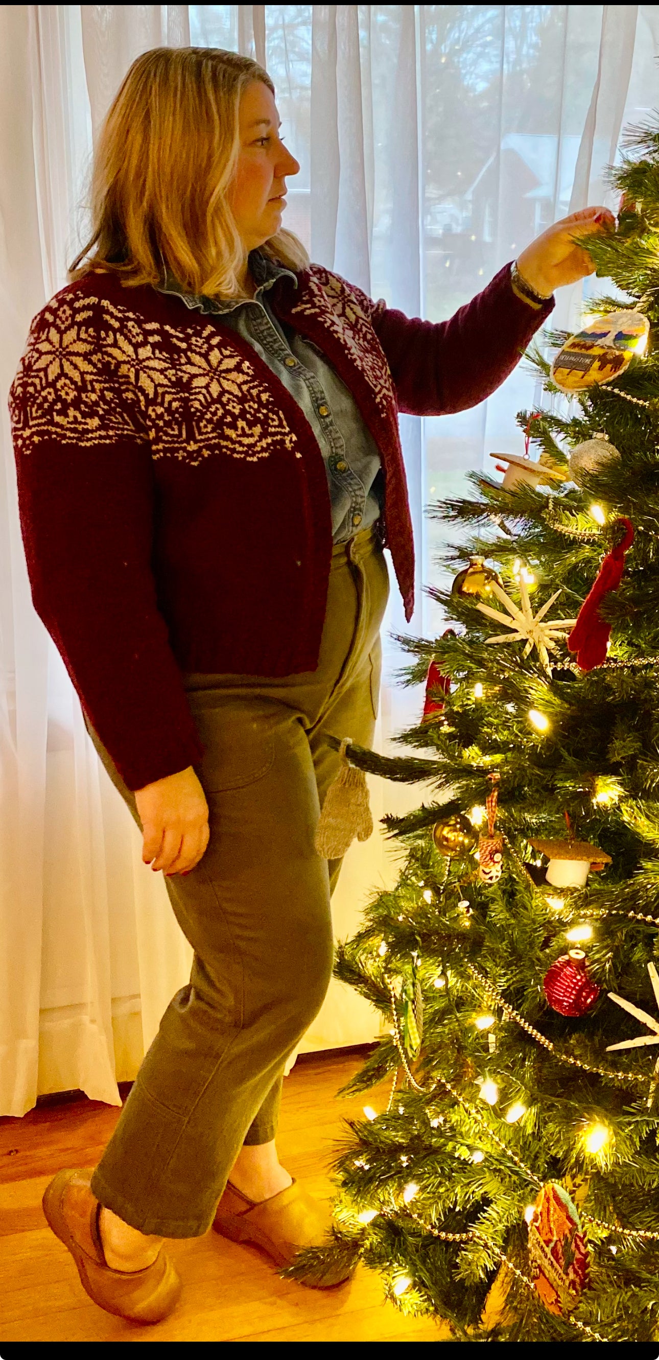 snow burst cardigan kit
