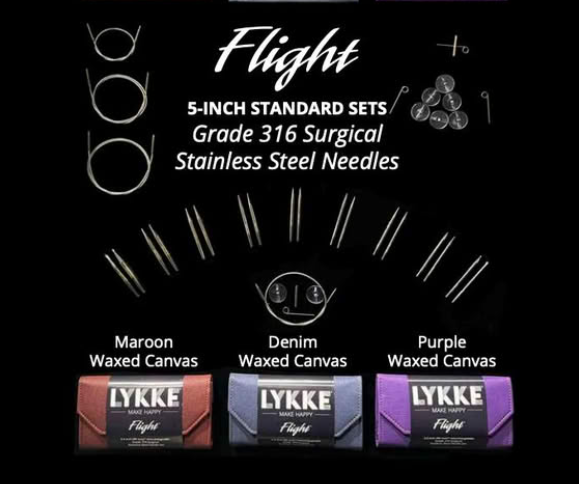FLIGHT INTERCHANGEABLE NEEDLE SETS - LYKKE CRAFTS - PRE ORDER