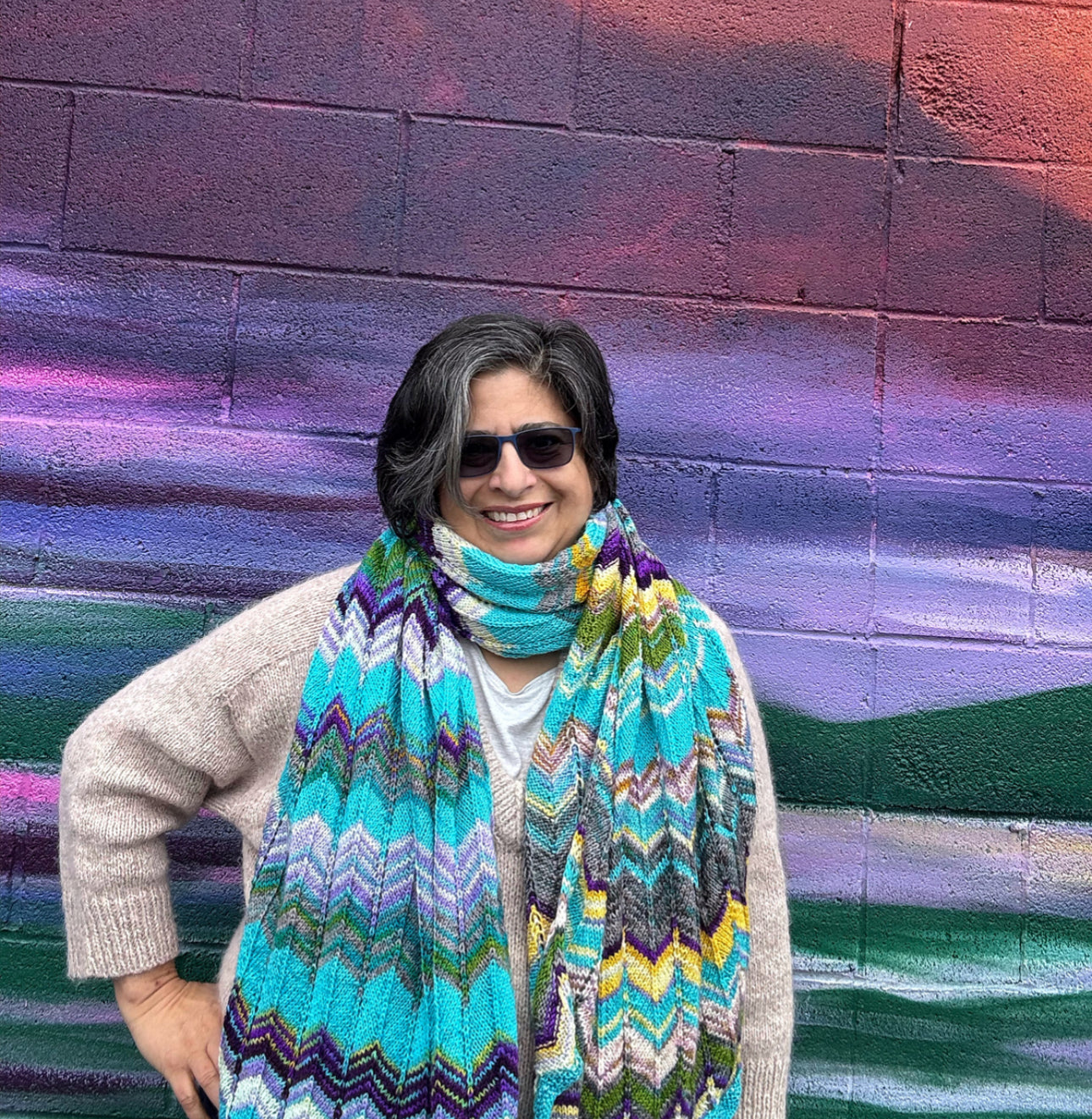 Cashmere Chevron Wrap Kits – Wine Inspired Kit Collection by KnittyGrittyYarnGirl