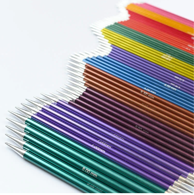 KNIT PRO ZING 6" DOUBLE POINT NEEDLES