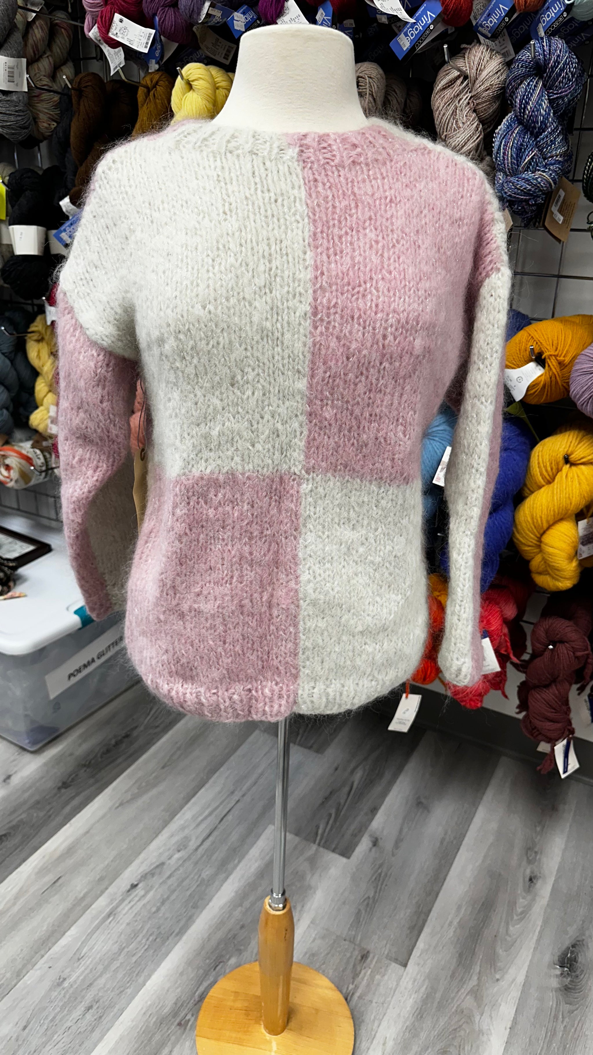 LEAH ALPACA/MOHAIR SWEATER SIZE SMALL