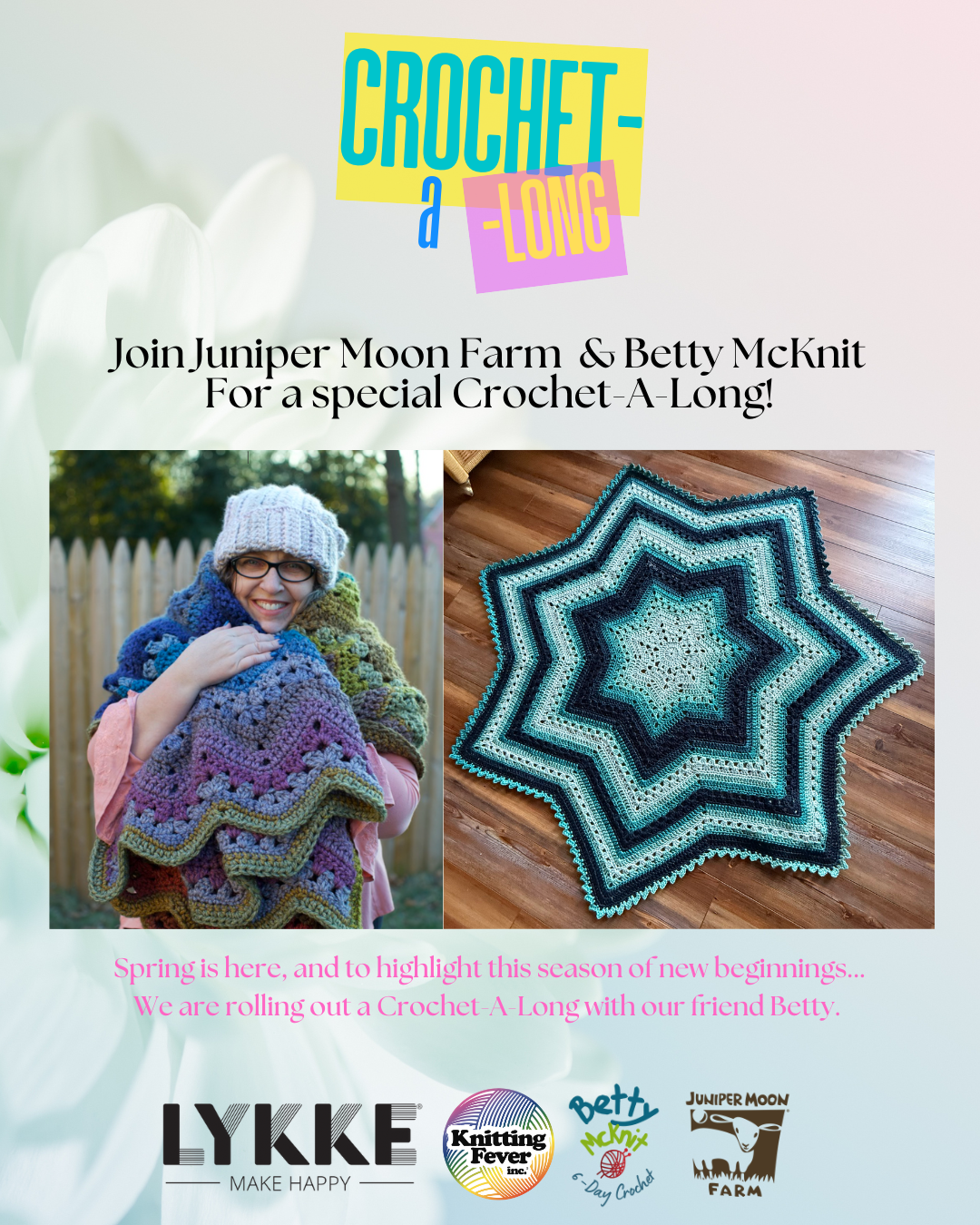 JUNIPER MOON FARM BLANKET CROCHET ALONG
