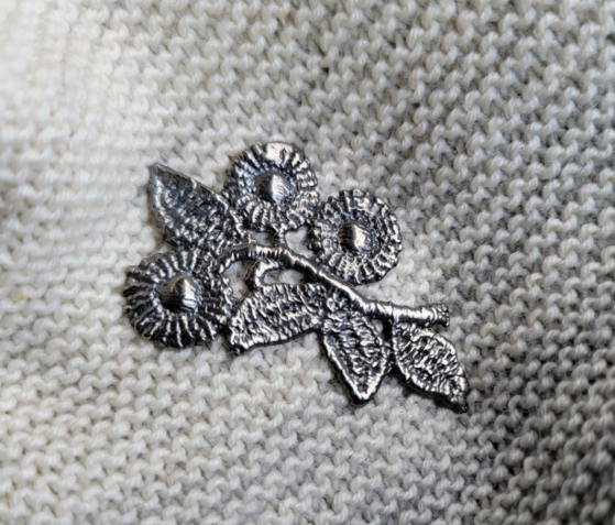 JUL DESIGNS PINS, BROOCHES, STUD BUTTONS