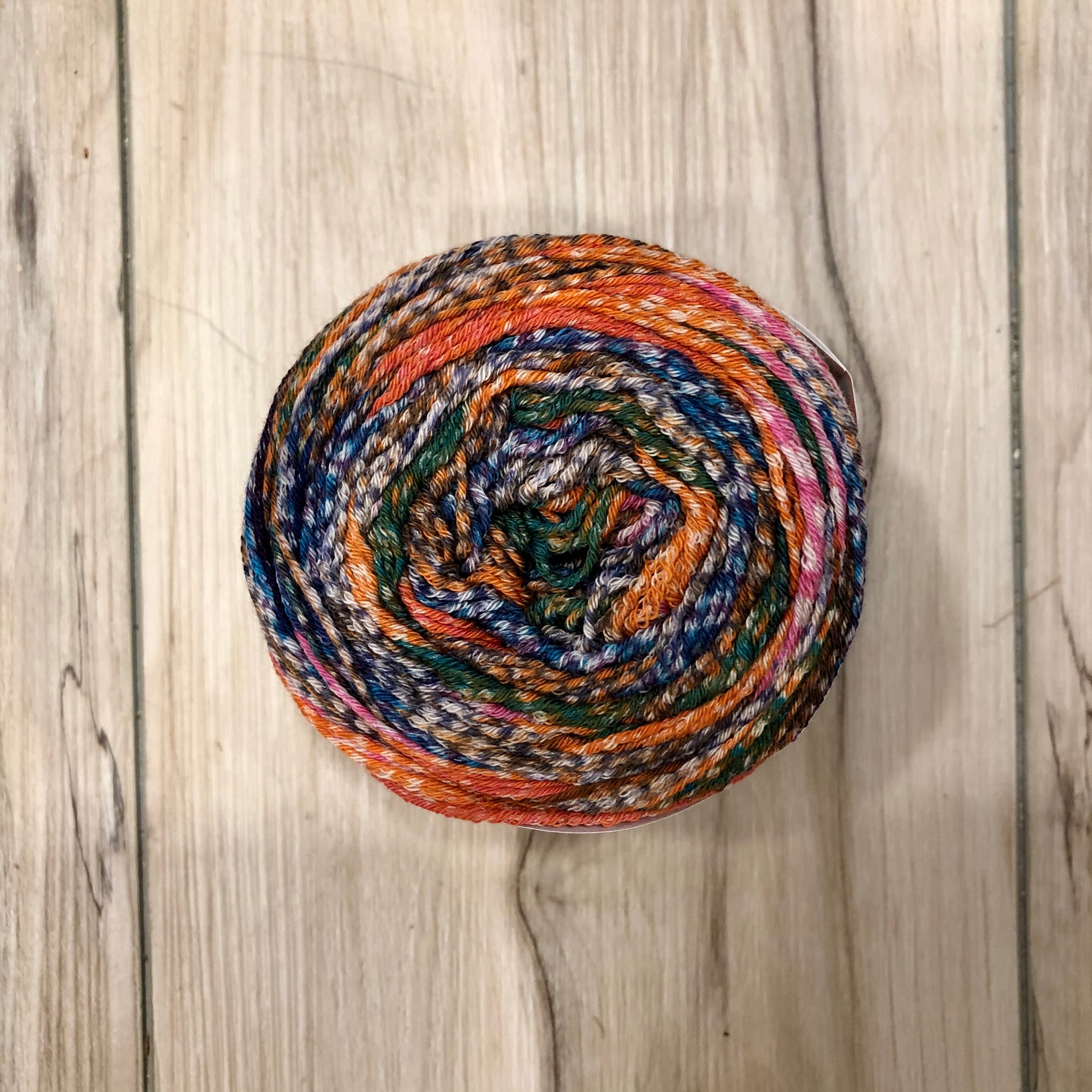 2313 Orange turquoise pink