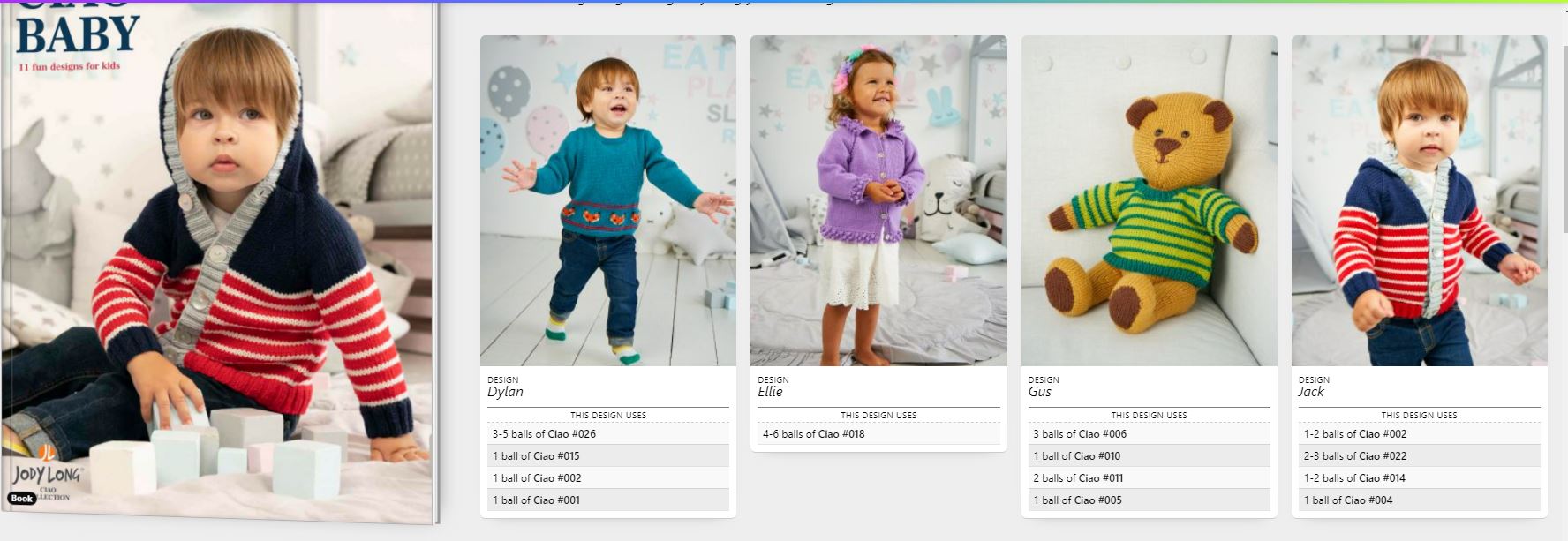 CIAO BABY PATTERN BOOK