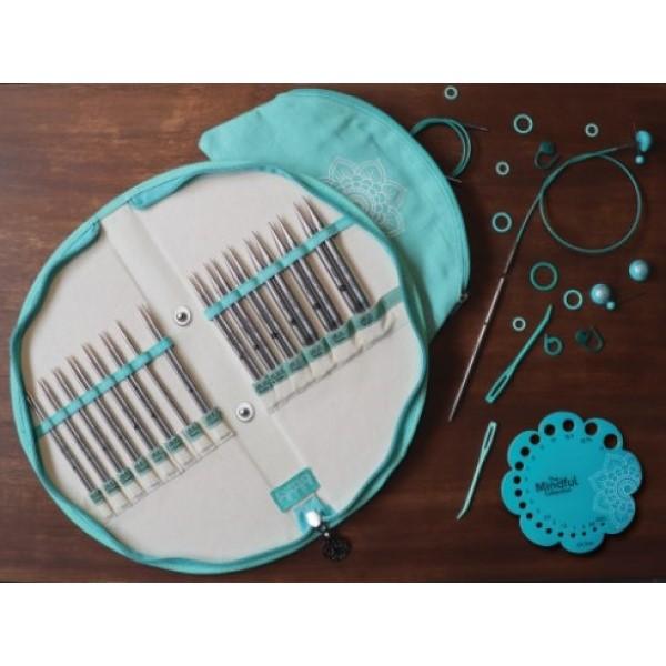 KNITTER'S PRIDE MINDFUL GRATITUDE INTERCHANGEABLE NEEDLE SET 5" COMPLETE