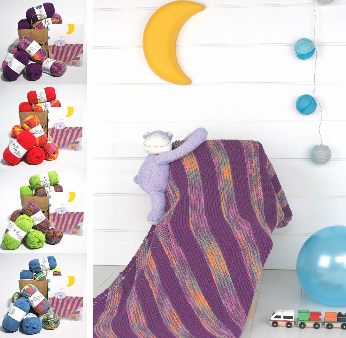 JELLY BEAN BABY BLANKET KIT
