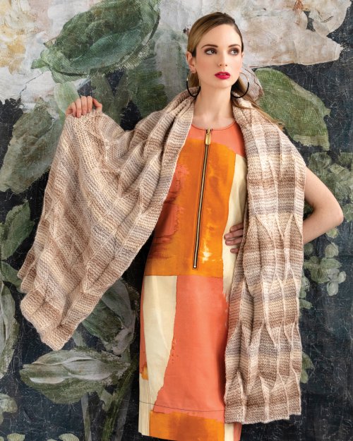 Origami Shawl 9 balls Silk Garden