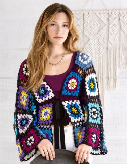 ZAREL CROCHET CARDIGAN KIT - NORO MAGAZINE 20 DESIGN