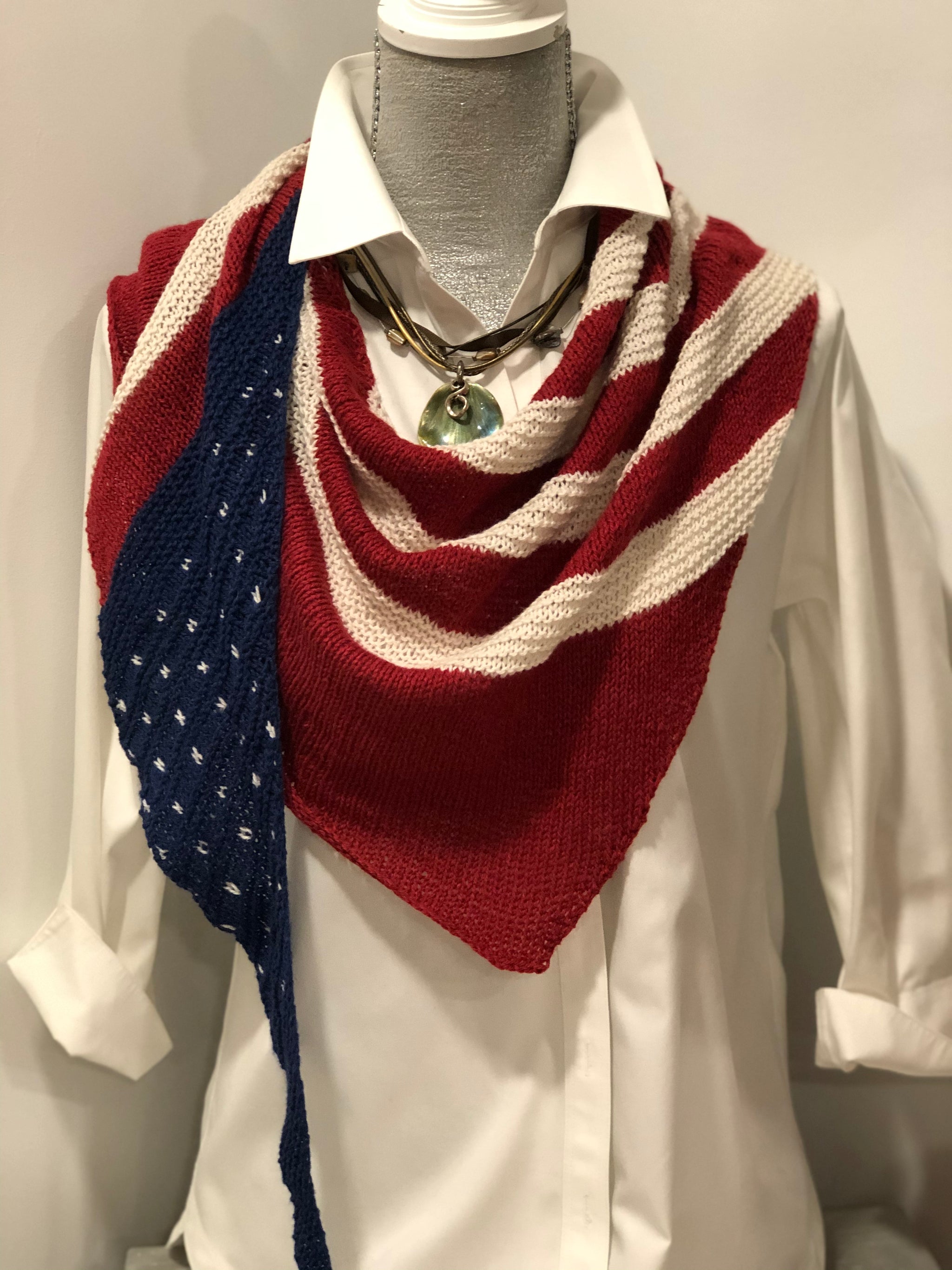 Patriot Games Shawlette Kit