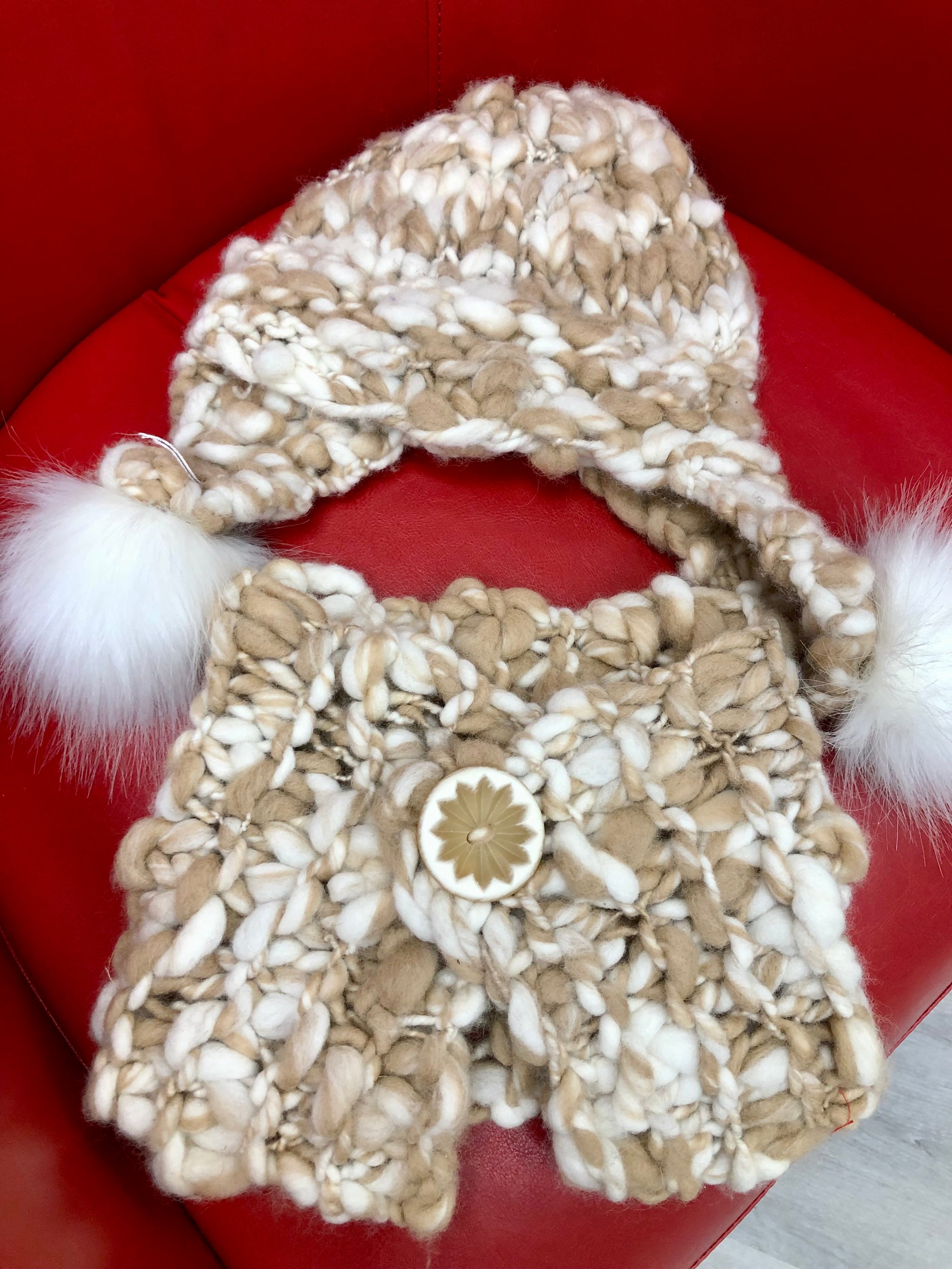 super fun hat  & neck warmer