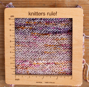 KNITTERS RULE SWATCH RULER - Knitty Gritty Yarn Girl