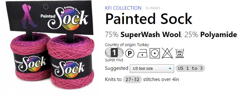 PAINTED SOCK - KFI COLLECTION