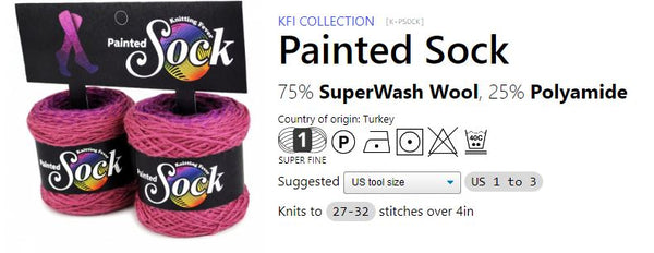 Knitting Fever Painted Sock Yellowstone - Yarn.com