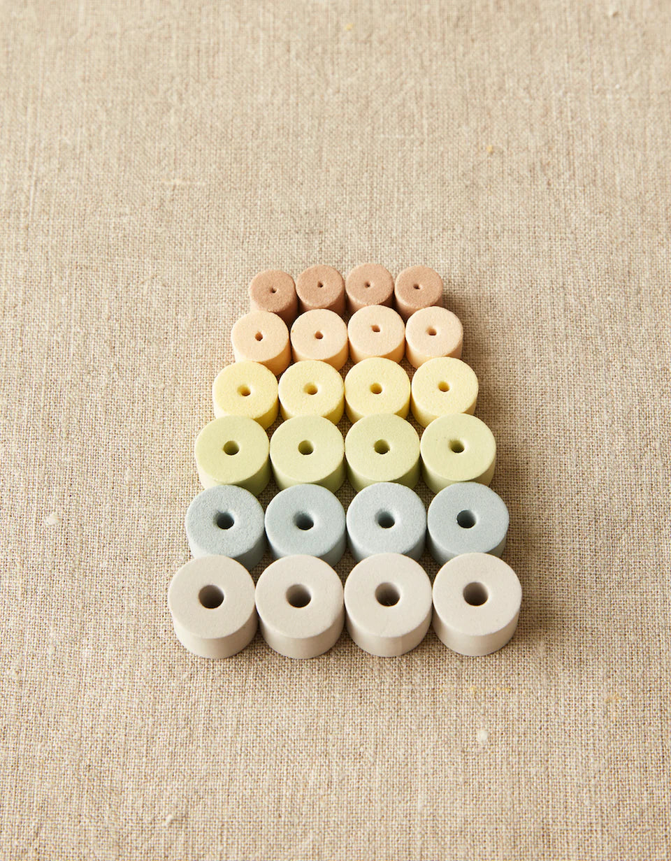 COCOKNITS EARTH TONE STITCH STOPPERS