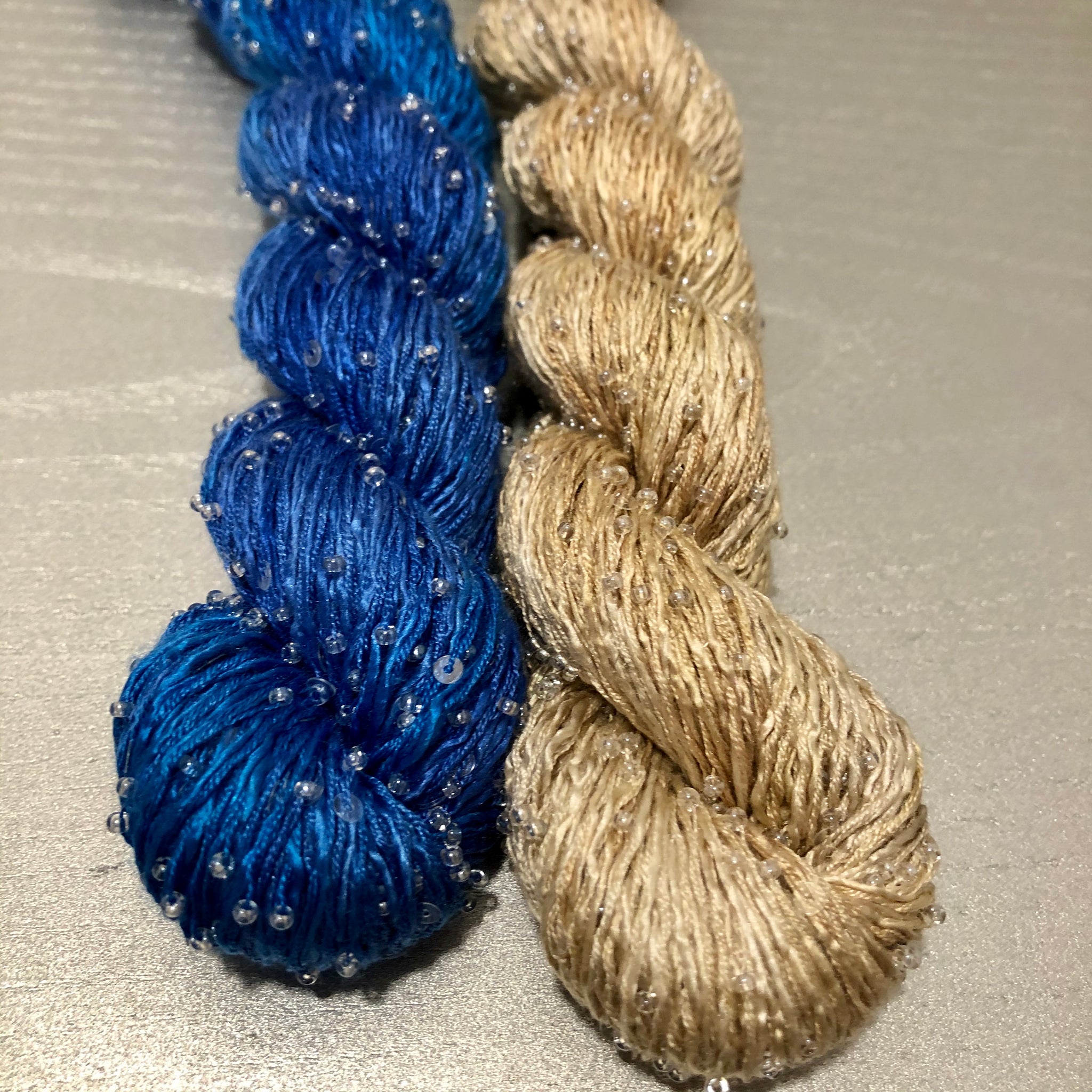 Blue Ecru beads only