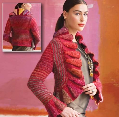 Ruffle 2025 edge cardigan