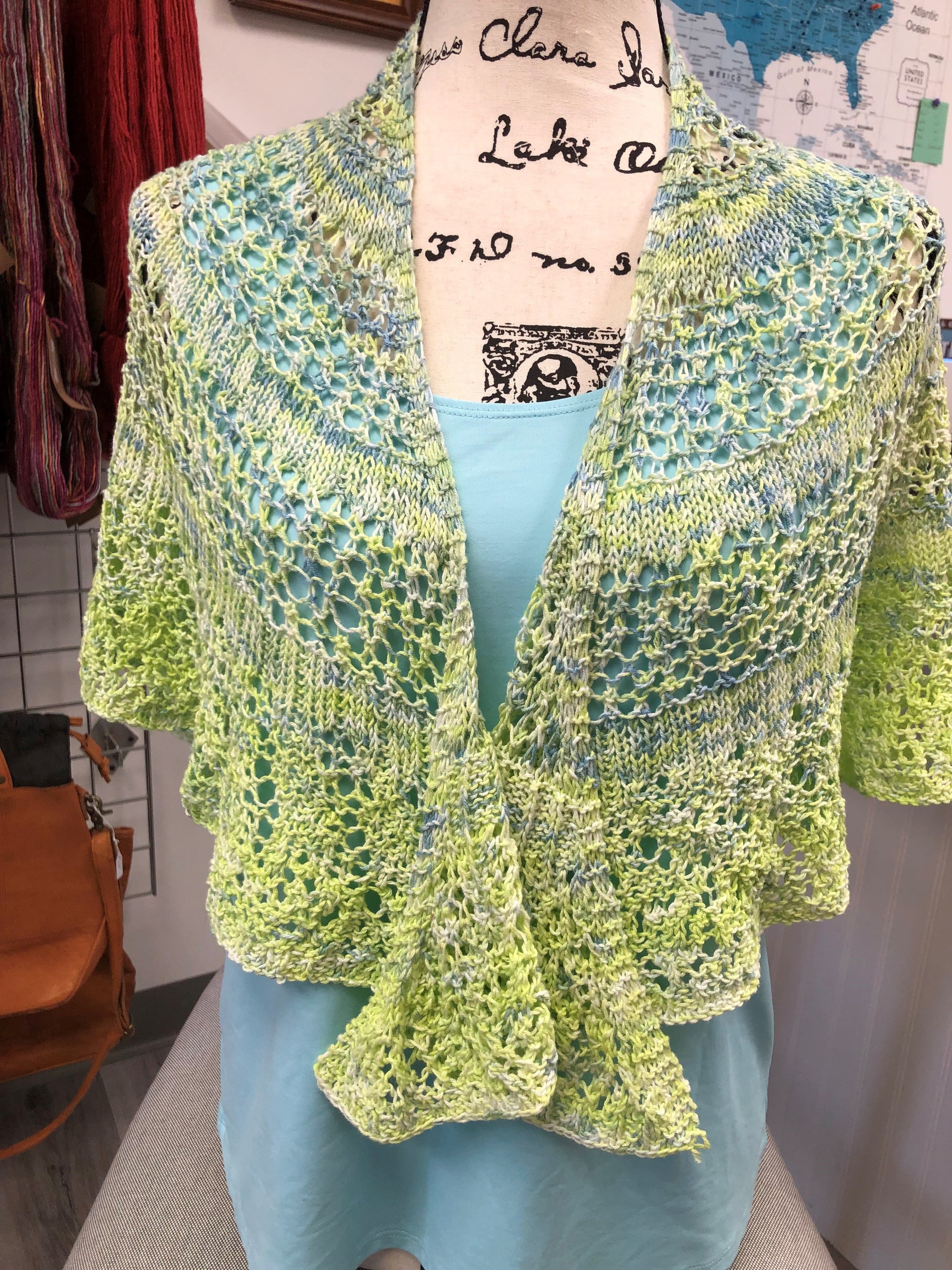 solar flare cotton shawl $75